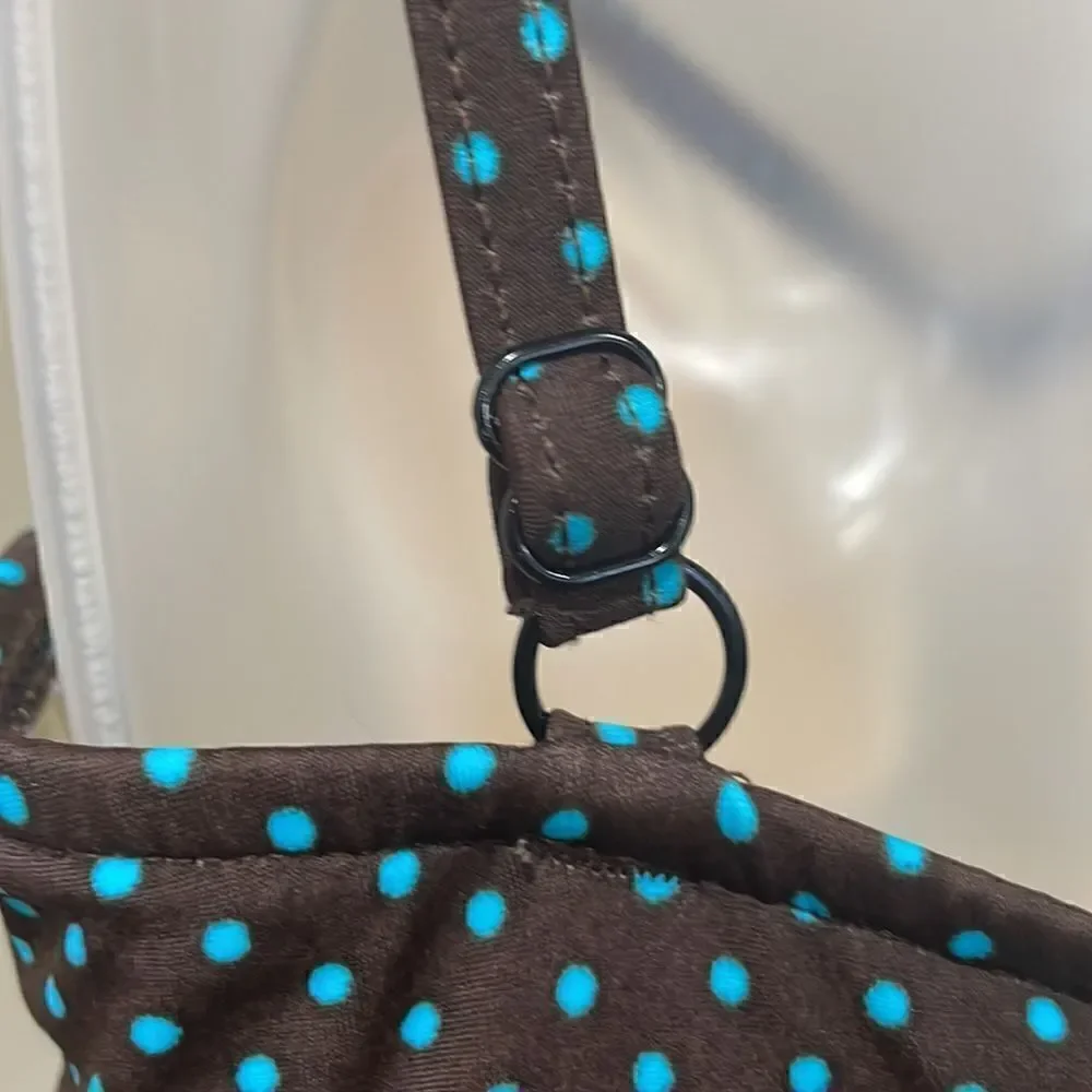 NWOT Le Cove One Piece Polka Dot Swim Dress. Size 12 L large
